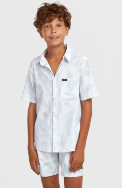 EnfantsChemise Print| Blanc