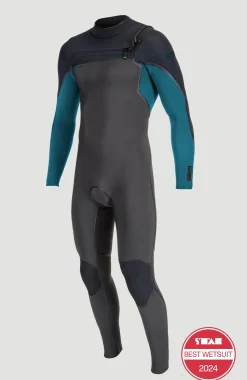 EnfantsHyperfreak Fire 5/4mm Chest Zip Full Wetsuit| Noire