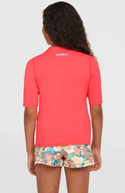 EnfantsLycra à manches courtes Essentials| Rose