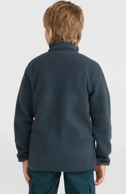 EnfantsPolaire à poils longs et zip intégral| Bleu