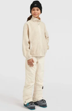 EnfantsPolaire à poils longs et zip intégral| Beige