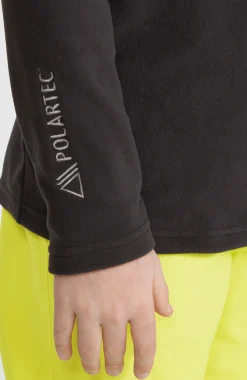 EnfantsPolaire Jack's Polartec® 100 à col demi-zip| Noire