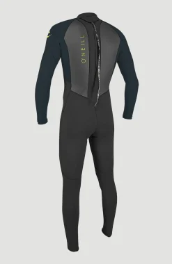 EnfantsReactor-2 3/2mm Back Zip Full Wetsuit| Noire