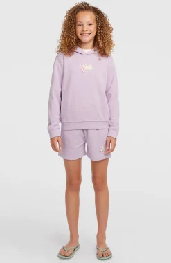 EnfantsSweat à capuche Essentials Script| Violet