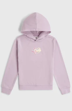 EnfantsSweat à capuche Essentials Script| Violet
