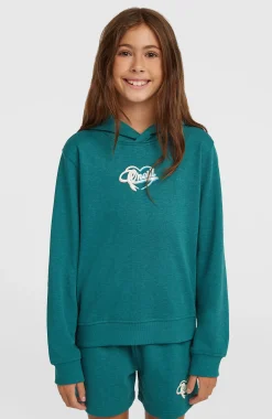 EnfantsSweat à capuche Essentials Script| Vert