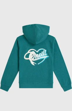 EnfantsSweat à capuche Essentials Script| Vert