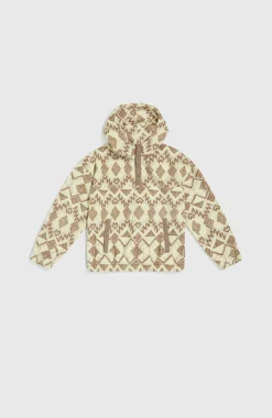 EnfantsSweat à capuche et col demi-zip Superfleece| Gris