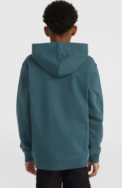 EnfantsSweat à capuche Front Print| Bleu