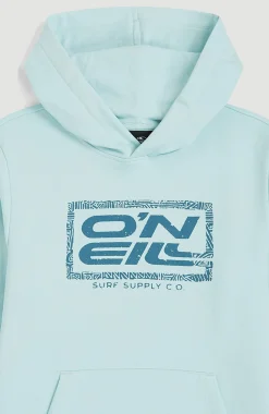 EnfantsSweat à capuche Logo| Bleu