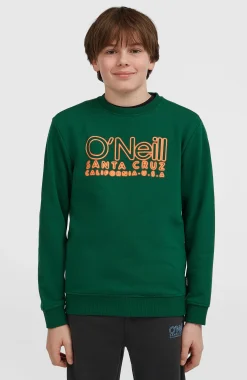 EnfantsSweatshirt à col rond Essentials| Vert