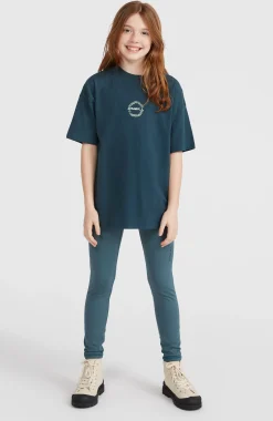 EnfantsT-shirt Back Print| Bleu