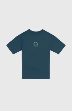 EnfantsT-shirt Back Print| Bleu