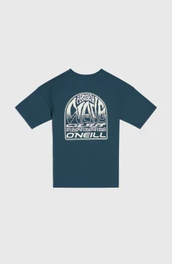 EnfantsT-shirt Back Print| Bleu