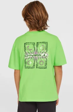 EnfantsT-shirt Back Print| Vert