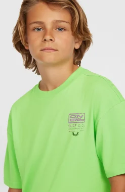 EnfantsT-shirt Back Print| Vert
