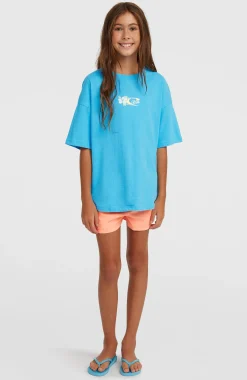EnfantsT-shirt Back Print| Bleu