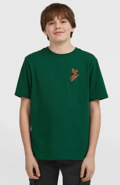 EnfantsT-shirt Back-Print| Vert