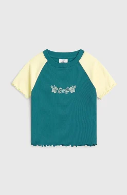 EnfantsT-shirt côtelé O'Neill Colour-Block| Vert Mix