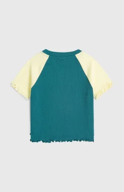 EnfantsT-shirt côtelé O'Neill Colour-Block| Vert Mix