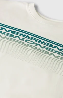 EnfantsT-shirt O'Neill Logo Stripe| Blanc