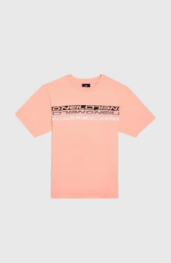 EnfantsT-shirt Stripe| Rose