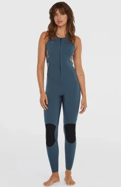 FemmesBahia 1.5mm Front Zip Sleeveless Full Wetsuit| Bleu