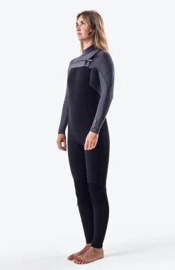 FemmesBlueprint 5/4mm Chest Zip Full Wetsuit| Noire