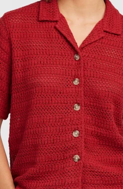 FemmesChemise crochet O'Riginals| Rouge