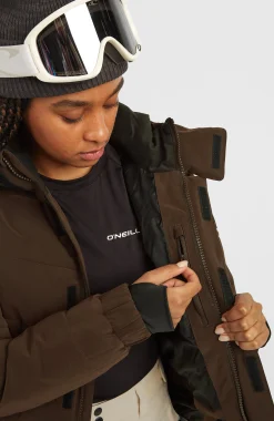 FemmesDoudoune de ski FWC'Cruz Hybrid| Brun