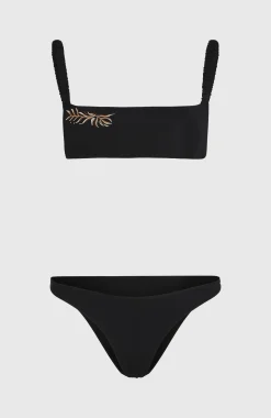 FemmesEnsemble de bikinis à broderie Bundoran Flamenco| Noire