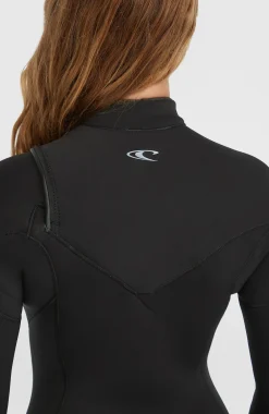 FemmesEpic 3/2 Chest Zip Full Wetsuit| Noire