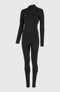 FemmesEpic 3/2 Chest Zip Full Wetsuit| Noire