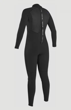 FemmesEpic 4/3mm Back Zip Full Wetsuit| Noire