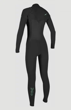 FemmesEpic 5/4mm Chest Zip Full Wetsuit| Noire