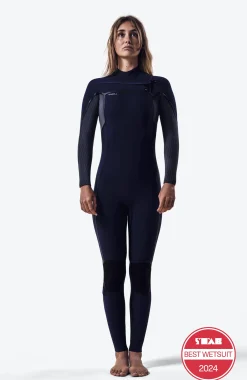 FemmesHyperfreak Fire 5/4mm Chest Zip Full Wetsuit| Bleu