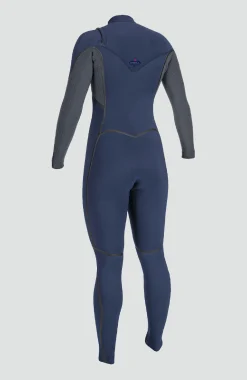 FemmesHyperfreak Fire 5/4mm Chest Zip Full Wetsuit| Bleu
