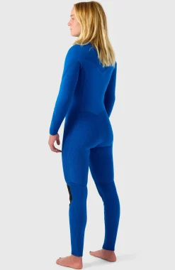 FemmesHyperfreak Plus 3/2mm Chest Zip Full Wetsuit| Noire