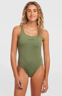 FemmesMaillot une pièce Essentials Script| Vert