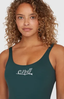 FemmesMaillot une pièce Essentials Script| Bleu