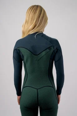 FemmesO'Riginals RG8 4/3mm Chest Zip Full Wetsuit| Noire