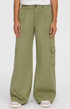 FemmesPantalon cargo Brexton| Vert