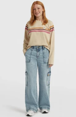FemmesPantalon cargo O'Riginals en jean| Bleu