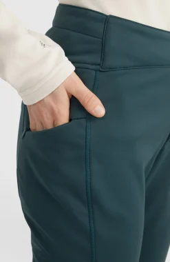FemmesPantalon de ski Blessed Softshell Hybrid Skinny| Bleu