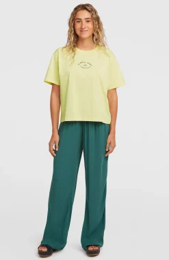 FemmesPantalon Johnny Smocked Waist| Vert