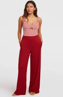 FemmesPantalon O'Riginals Wide-Leg| Rouge