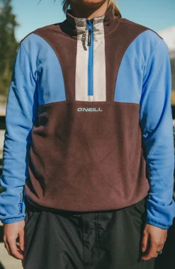 FemmesPolaire à col demi-zip FWC'Cruz Triple Polartec®| Bleu Mix