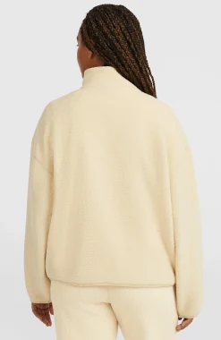 FemmesPolaire à poils longs et zip intégral Must-Have| Beige
