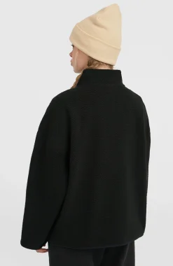 FemmesPolaire à poils longs et zip intégral Must-Have| Noire