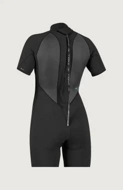 FemmesReactor-2 2mm Back Zip Shortsleeve Spring Wetsuit| Noire